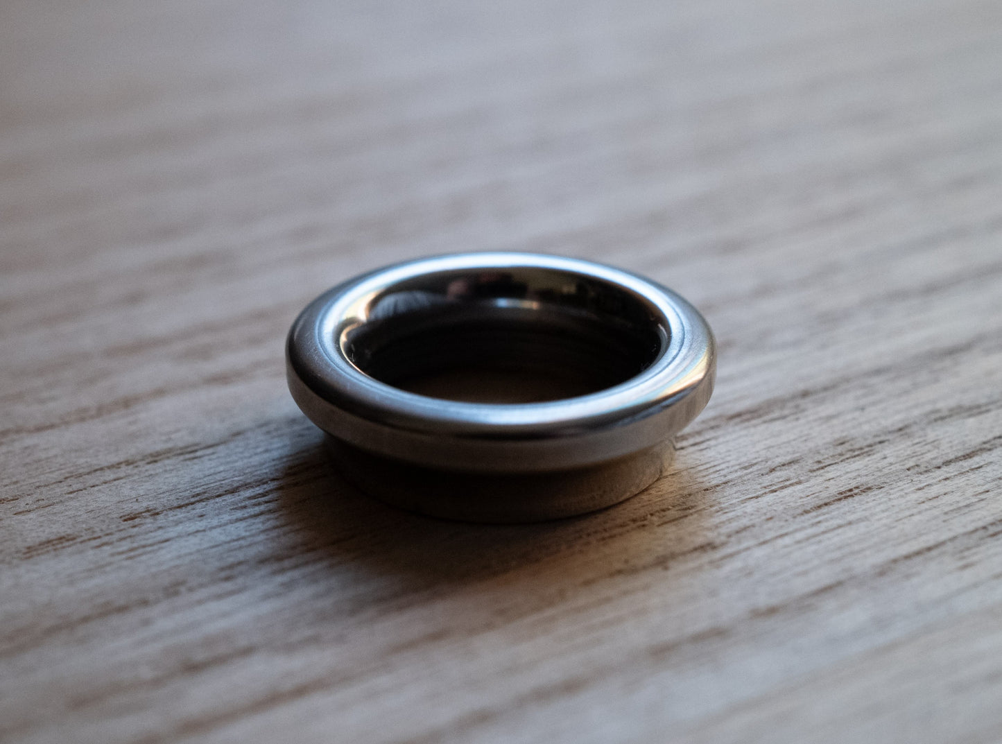 Polished titanium rim