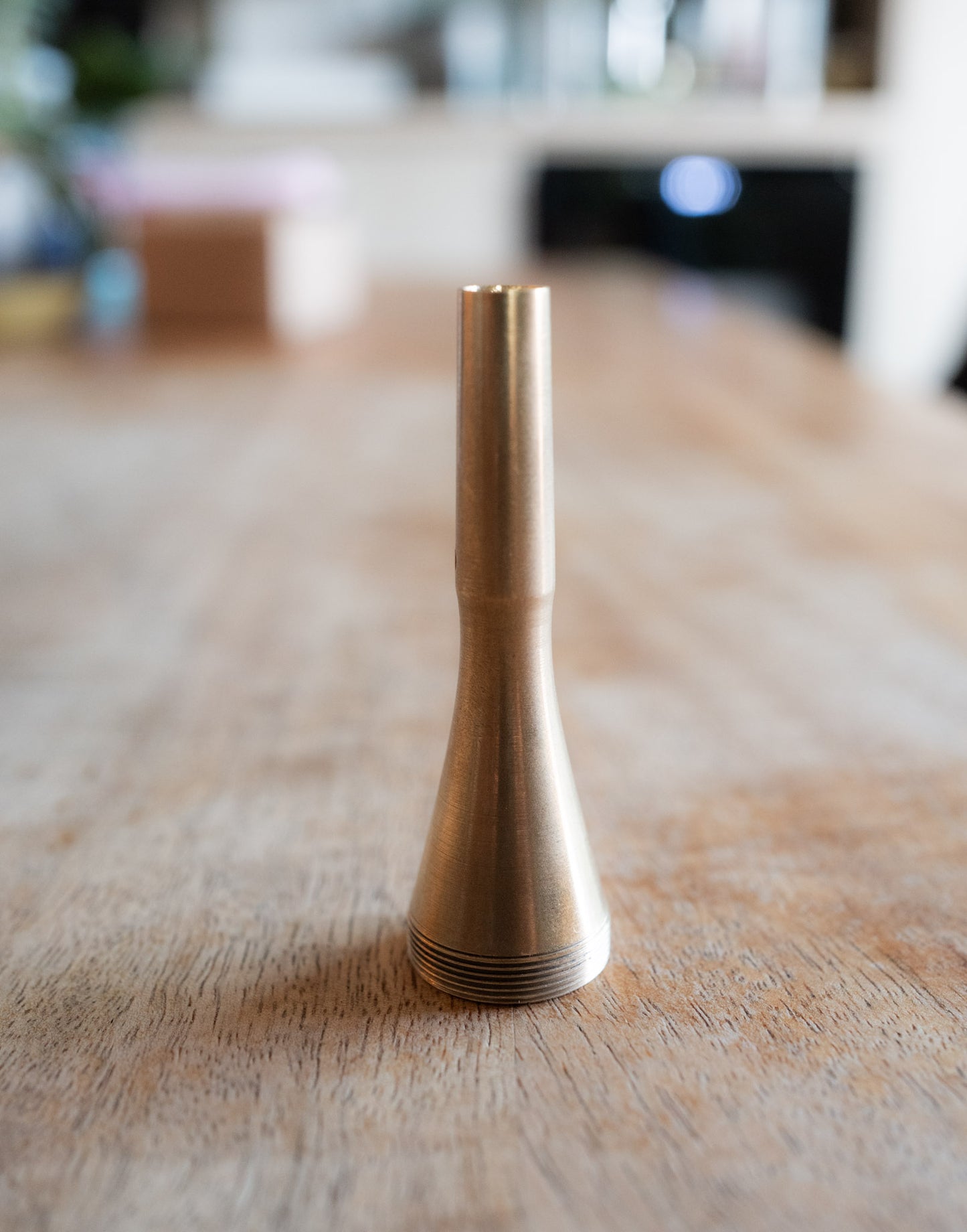 threaded mouthpiece cup in brass